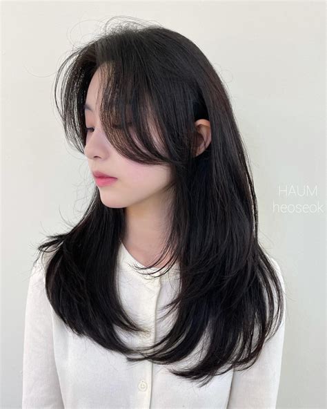 long layers asian|long layered hair color.